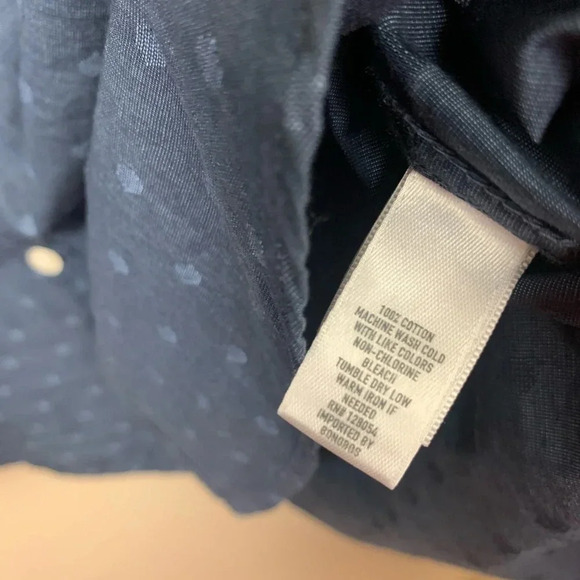 Bonobos Blue Button Down Shirt Dot 2X Career Dress Shirt Printed Long Sleeve - Picture 5 of 5